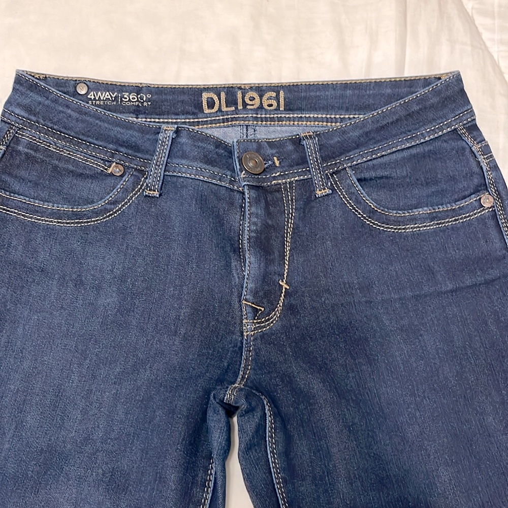 Dark wash flare jeans